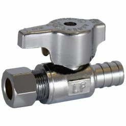 Coupon 👏 Legend Valve & Fitting T-596NL 1/2 in x 1/4 in Lever Handle Straight Supply Stop Valve in Chrome Plated ❤️