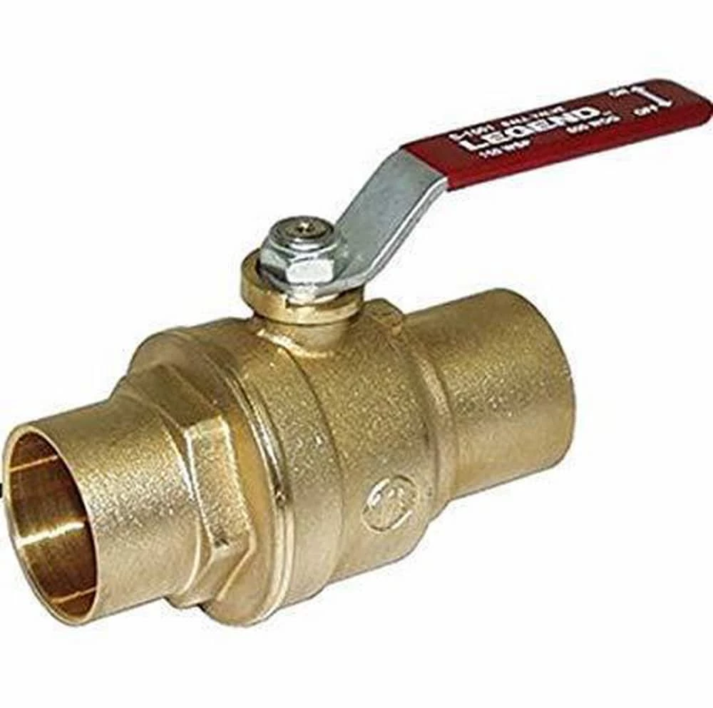Deals ๐ Legend Valve & Fitting S-1001NL 3/4 in. Forged Brass Full Port Sweat 600# Ball Valve ๐ 1 Deals ๐ Legend Valve & Fitting S-1001NL 3/4 in. Forged Brass Full Port Sweat 600# Ball Valve ๐