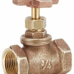 Hot Sale 🔔 Matco-Norca 201XLF Series 3/4 in. FIPS Cross Straight Supply Stop Valve in Brass 💯