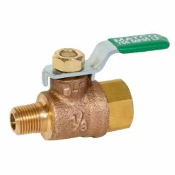Promo 👍 Matco-Norca 755MFZLF 1/8 x 1/4 in. Bronze Male x Female 600# Ball Valve ✔️